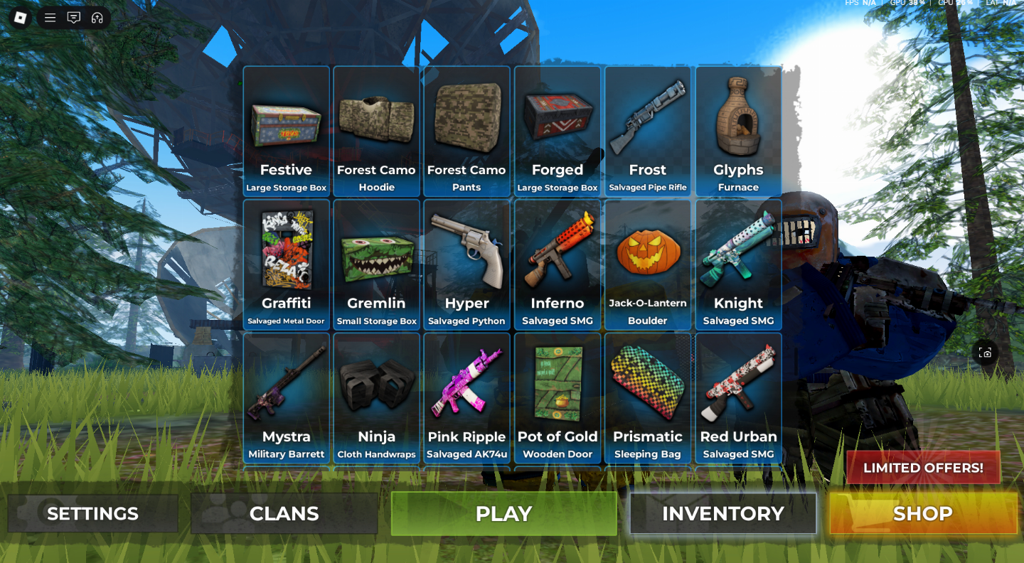 CONTA RARA FALLEN SURVIVAL + GAMEPASSES + BUNDLES EXCLUSIVAS!