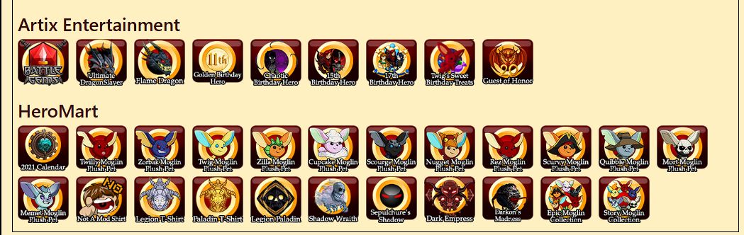 CONTA d AQW + de 1.3M ACs gastos | Dark Moglin+VoT+50 Donated/MAIL alterável