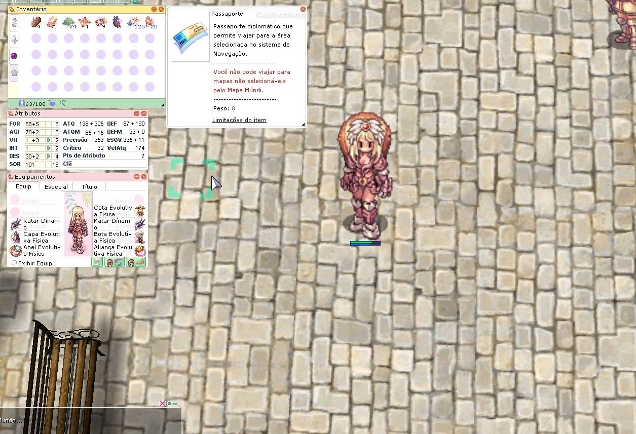 Conta Sicário / Sinix / Assasino LV 103 RAGNAROK LATAM C/ CX EVOLUTIVA + CONSUMÍ