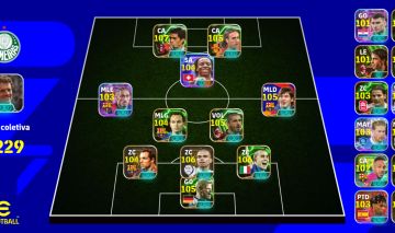 CONTA TOP COM SUÁREZ 107 + BATISTUTA 105 + MESSI 105 + TIME COM 3229 DE FORÇA!