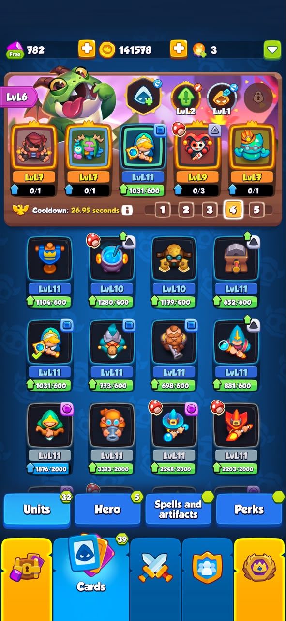CONTA RUSH ROYALE ÓTIMA PARA NOVOS JOGADORES.