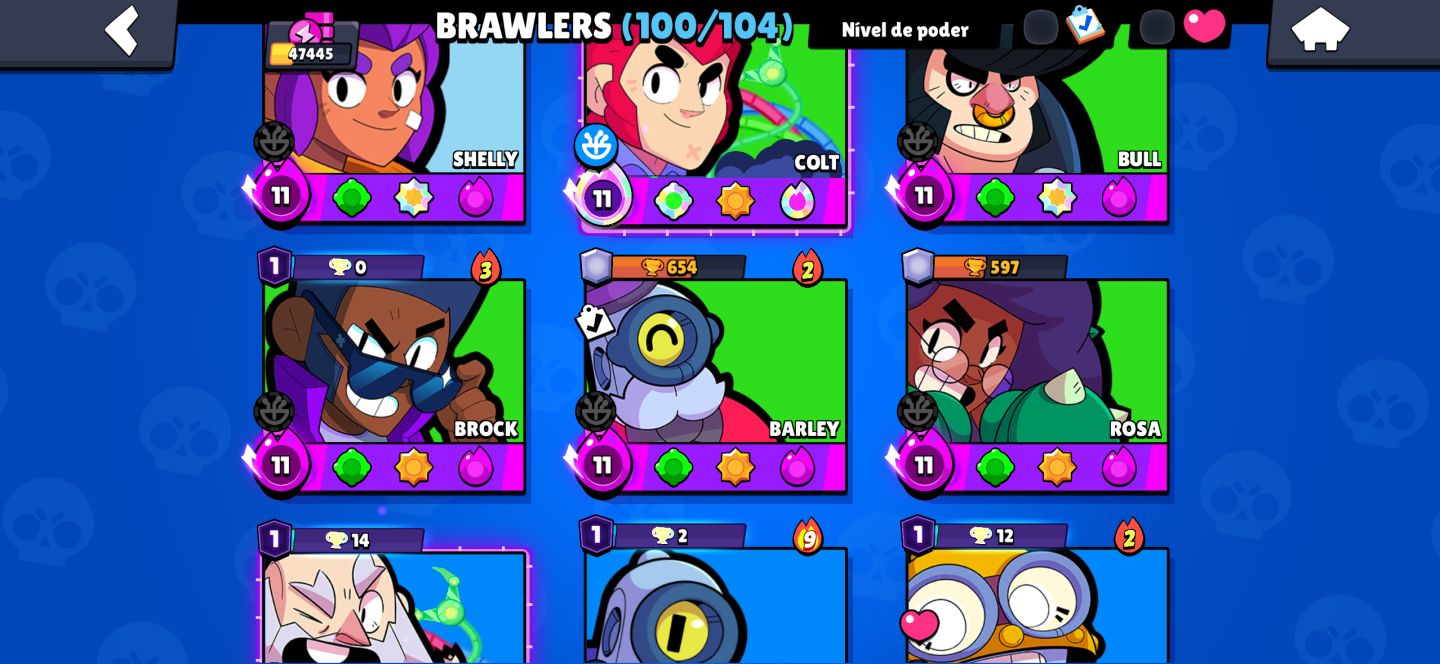 Conta Gemada de Brawl Stars