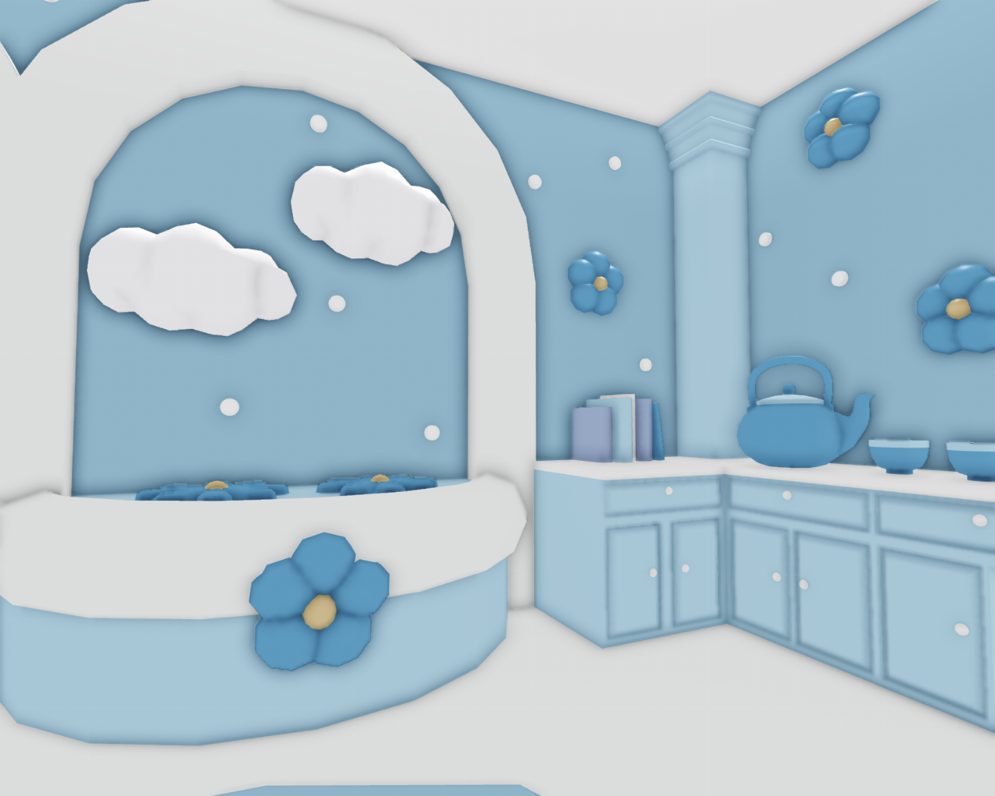Casa Tiny Preppy (Decorada Stitch) no Adoptme!