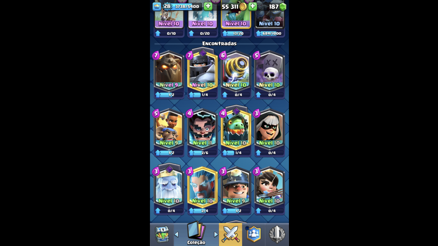 Conta de Clash Royale 9 nos de jogo !!! Passo pro seu email na hora !!!