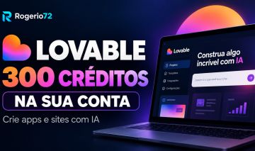 LOVABLE - 300 CRÉDITOS - Ativação na Sua Própria Conta
