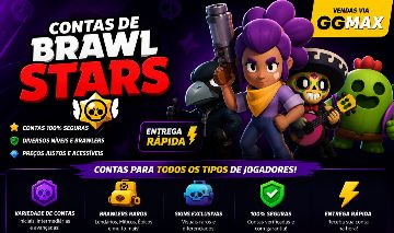 CONTAS BRAWL STARS c/LENDÁRIOS e MUITOS TROFÉUS!!