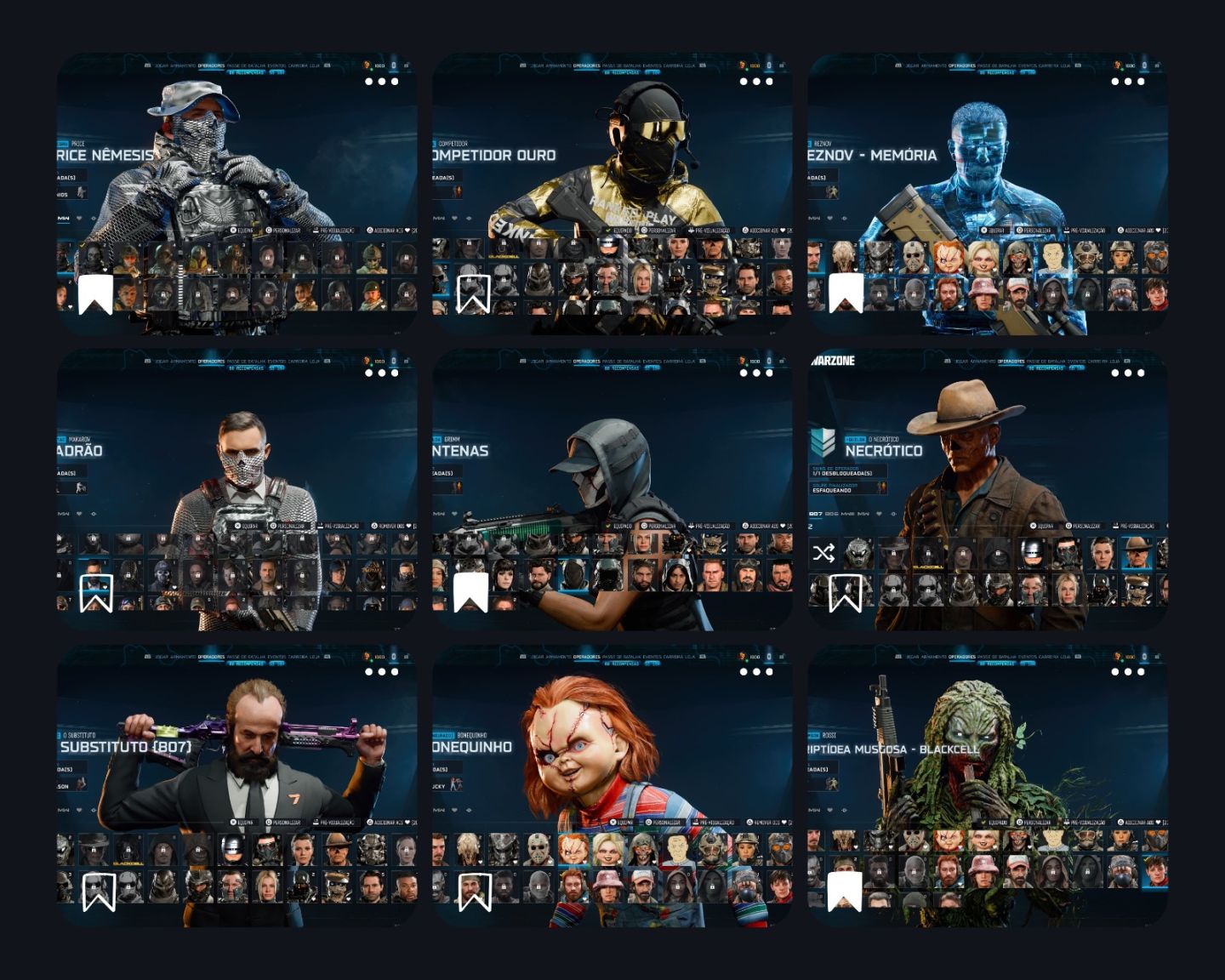 CONTA LV 1.000 WARZONE