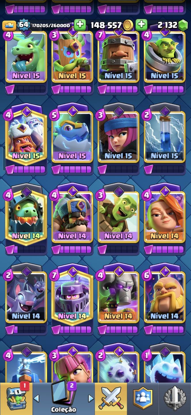 CLASH ROYALE CONTA MUITO RARA!!