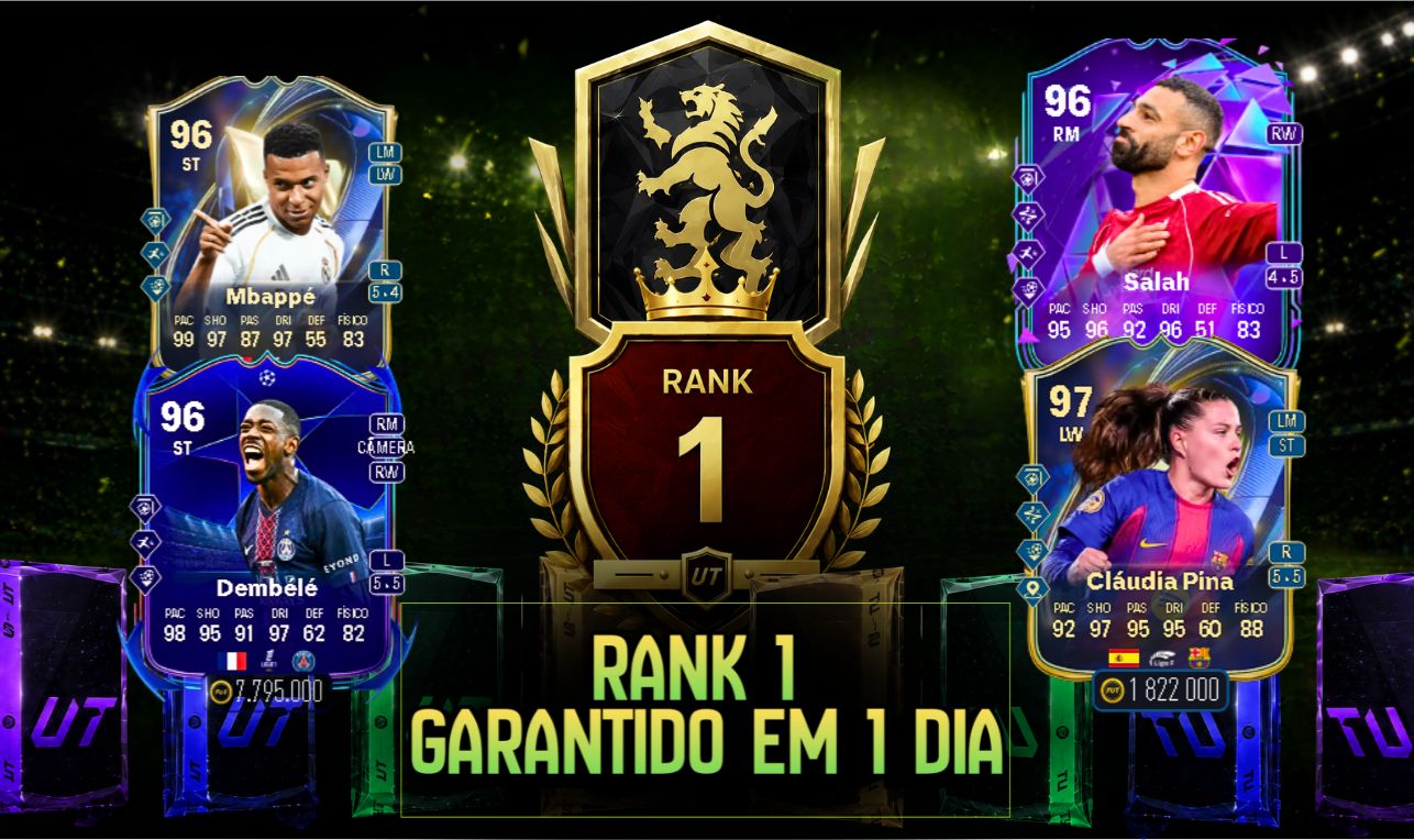 RANK 1 na WL GARANTIDO EM ATÉ 24 HORAS / FIFA / EA FC 26
