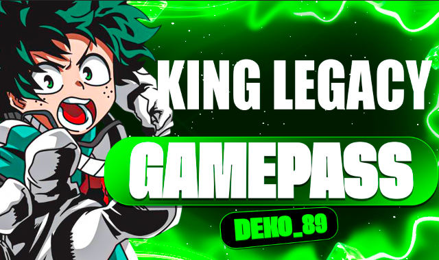 KING LEGACY - GAMEPASS A MELHORES PREÇOS!