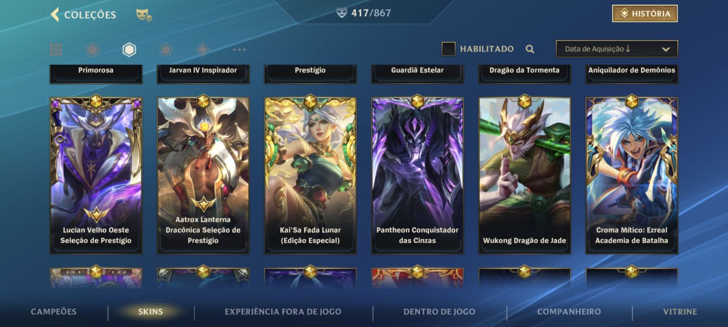 CONTA WILD RIFT | 5x DESAFIANTE 3x MONARCA +79K DE COLECIONADOR ( Main Vayne)