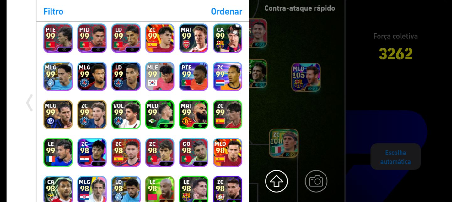 Conta de efootball 3262 overal
