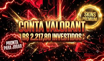 Conta Valorant FA (Full Acesso) com R$ 2.217,80 gastos