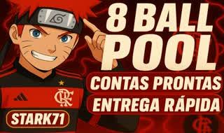 8 BALL POOL CONTAS COM FICHAS+TACO+NOTAS [ ENTREGA RÁPIDA ]