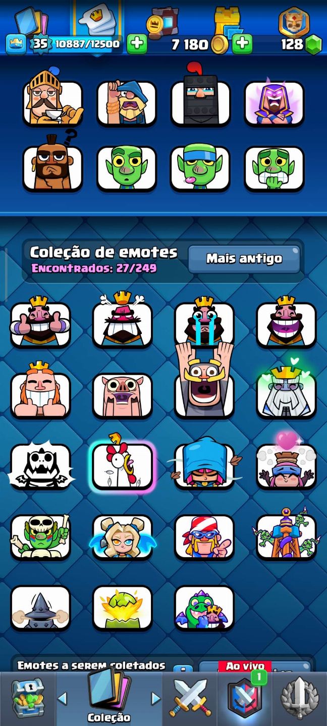 Conta | Clash Royale - 7 Anos Ativa e 7.5k de Troféus//Detalhes na Descrição