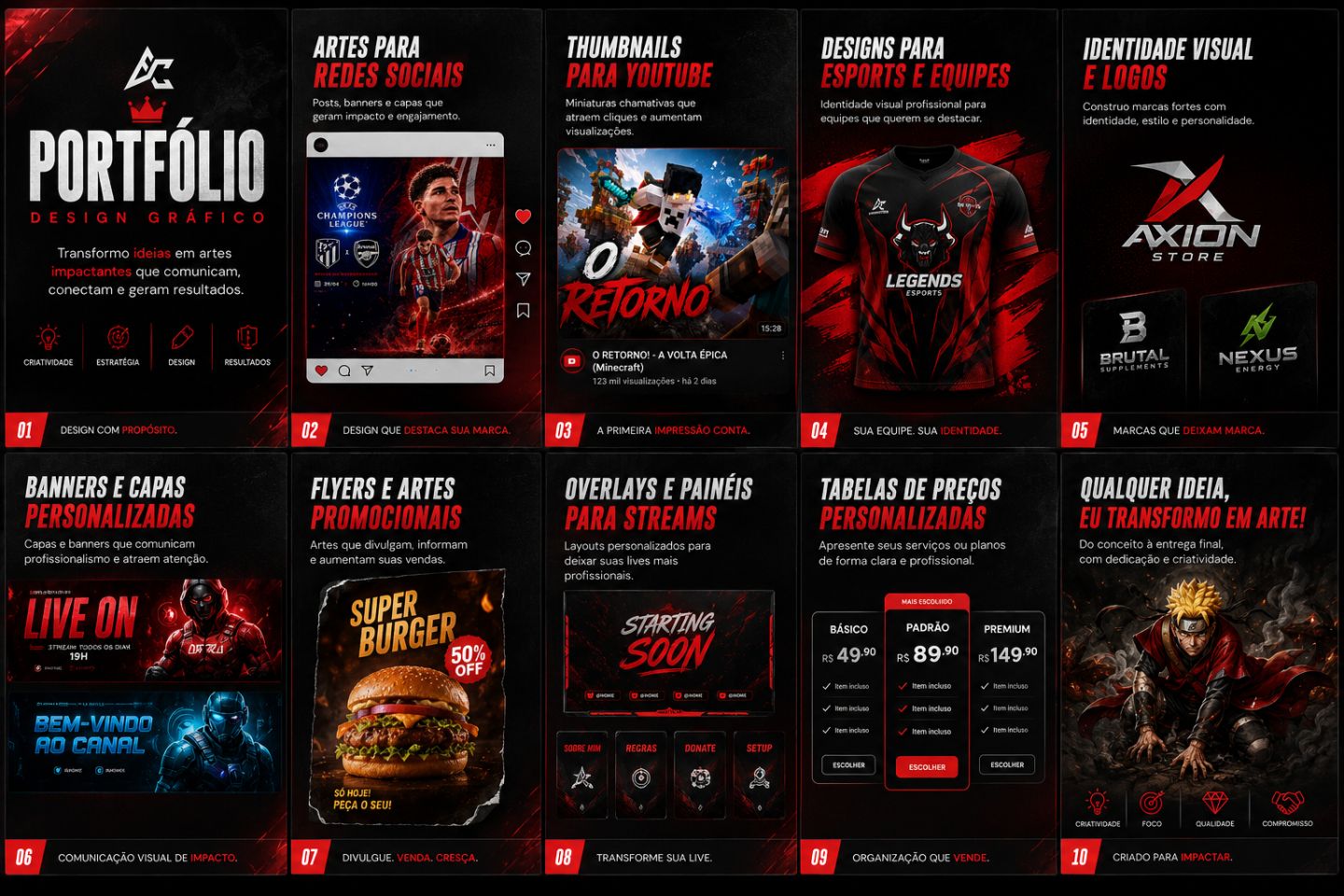 DESIGNER PROFISSIONAL ! (THUMBNAIL, LOGO, BANNERS, ANUNCIOS, GIFS, OVERLAYERS..)