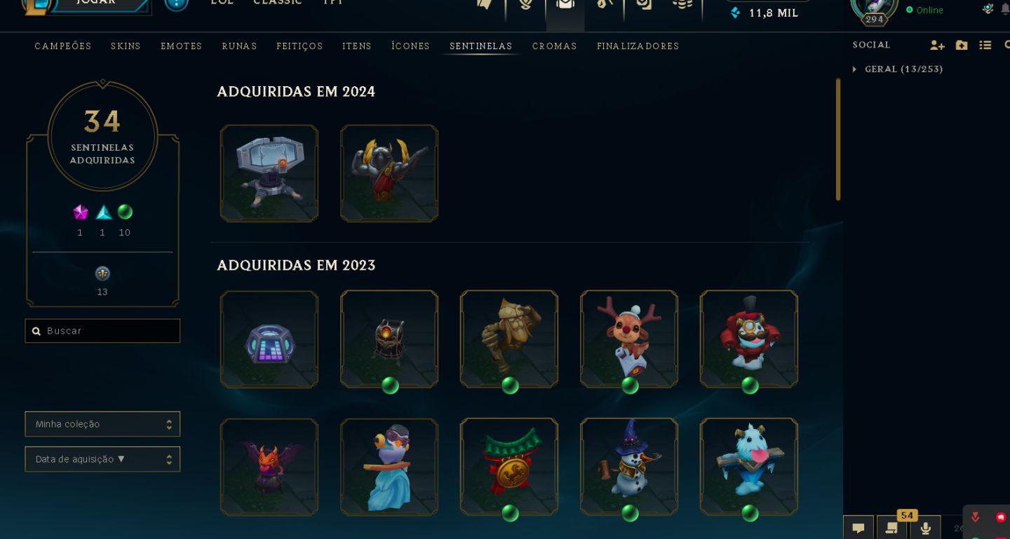 Conta LoL BR | Ex-Mestre | Esmeralda IV | +28 PDL | 158 Skins | 101 Champs