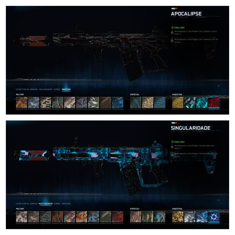 CONTA WARZONE NIVEL 1.000