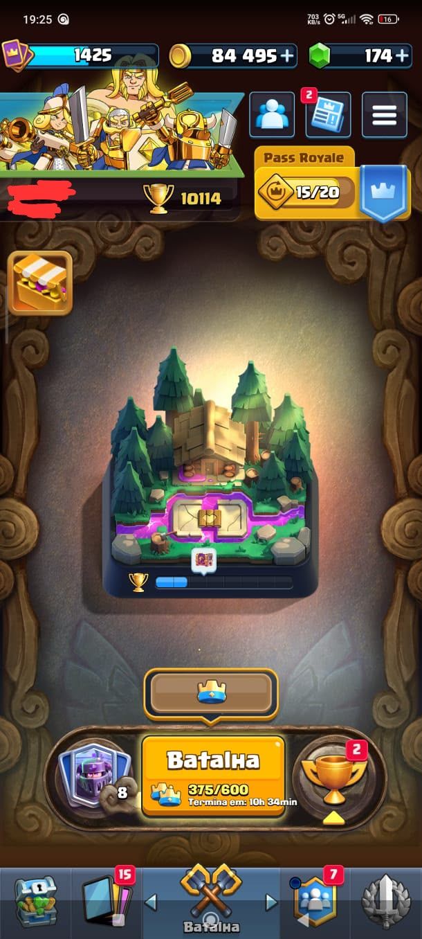 CONTA CLASH ROYALE 10.114 TROFÉUS | LVL 13 |