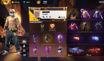 CONTA FREE FIRE GEMADA COM SEGUNDO PASSE, PRIME 8, TROCA NICK, 800+ PEITORAIS