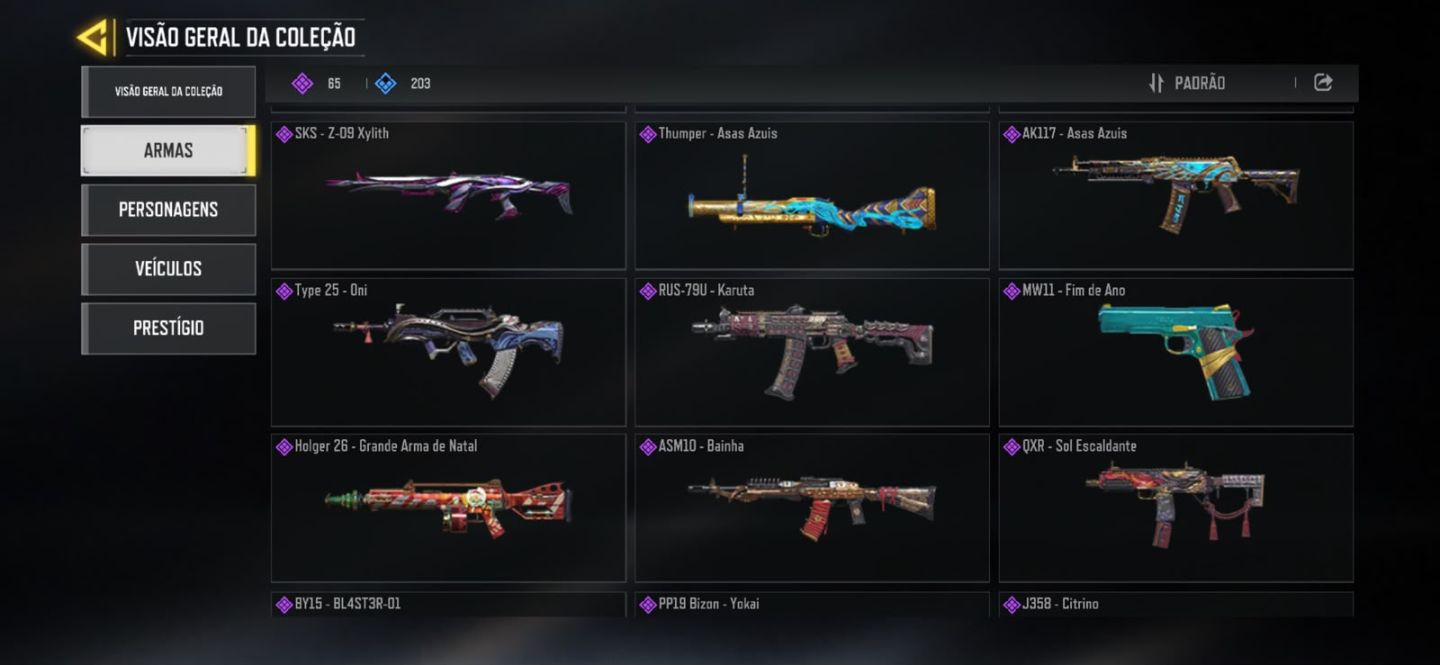 CONTA CALL OF DUTTY ANTIGA COM VARIOS PASSES E ARMAS,EMOJIS E MUITO MAIS