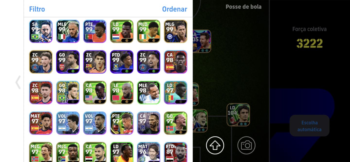 Conta de efotball no preço