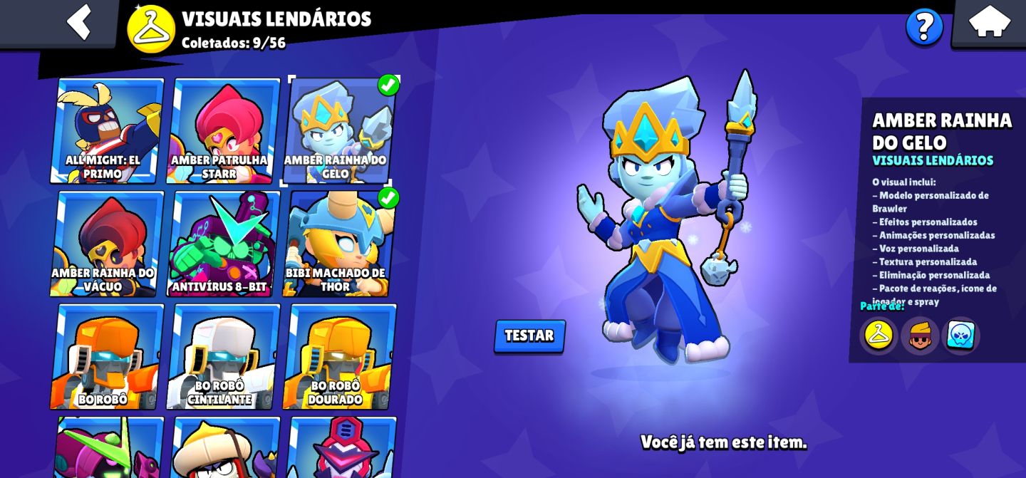 CONTA BRAWL STAR GEMADA