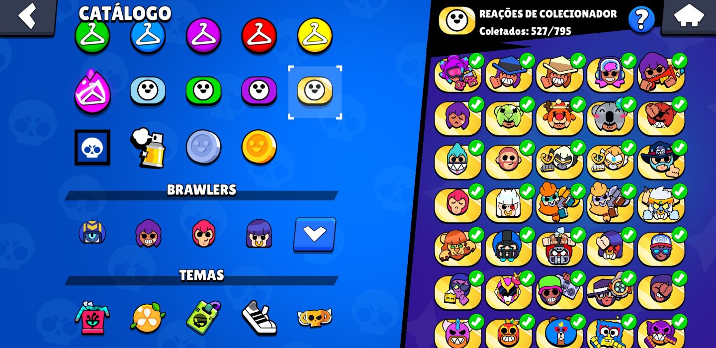 CONTA BRAWL STARS 45K TROFEUS/TODOS OS BRAWLERS