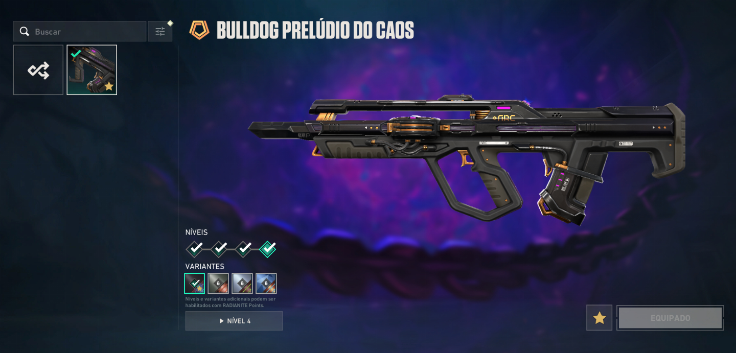 Conta valorant com skins de loja para quase todas as armas, ascendente.