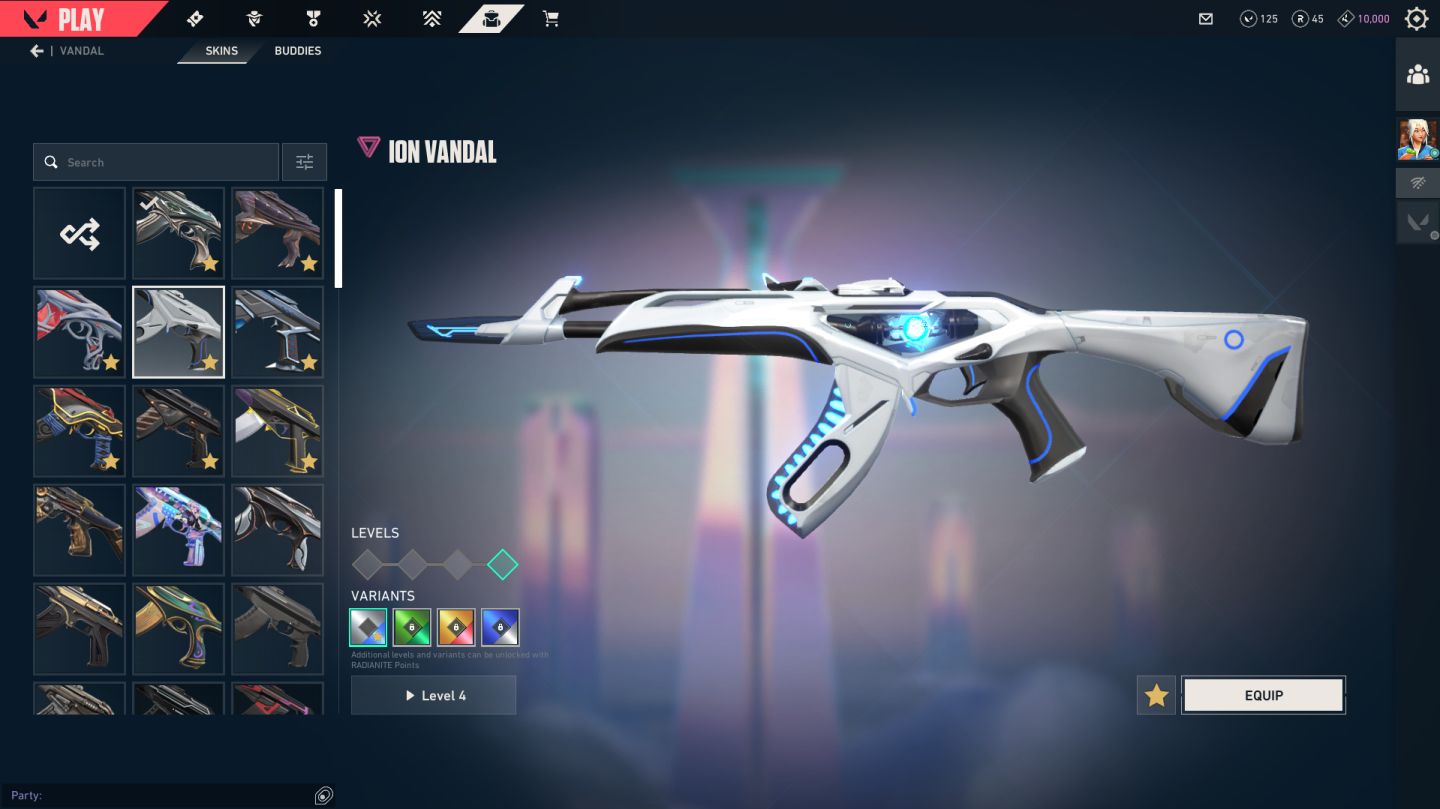 Conta Valorant Faca Karambit saqueadora, sublime, katana oni, kuronami etc