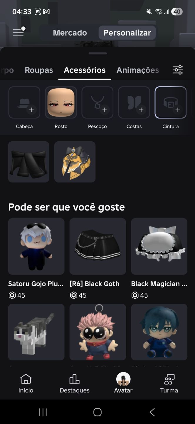 Conta Roblox +1000 robux gastos (Leia a descrição)