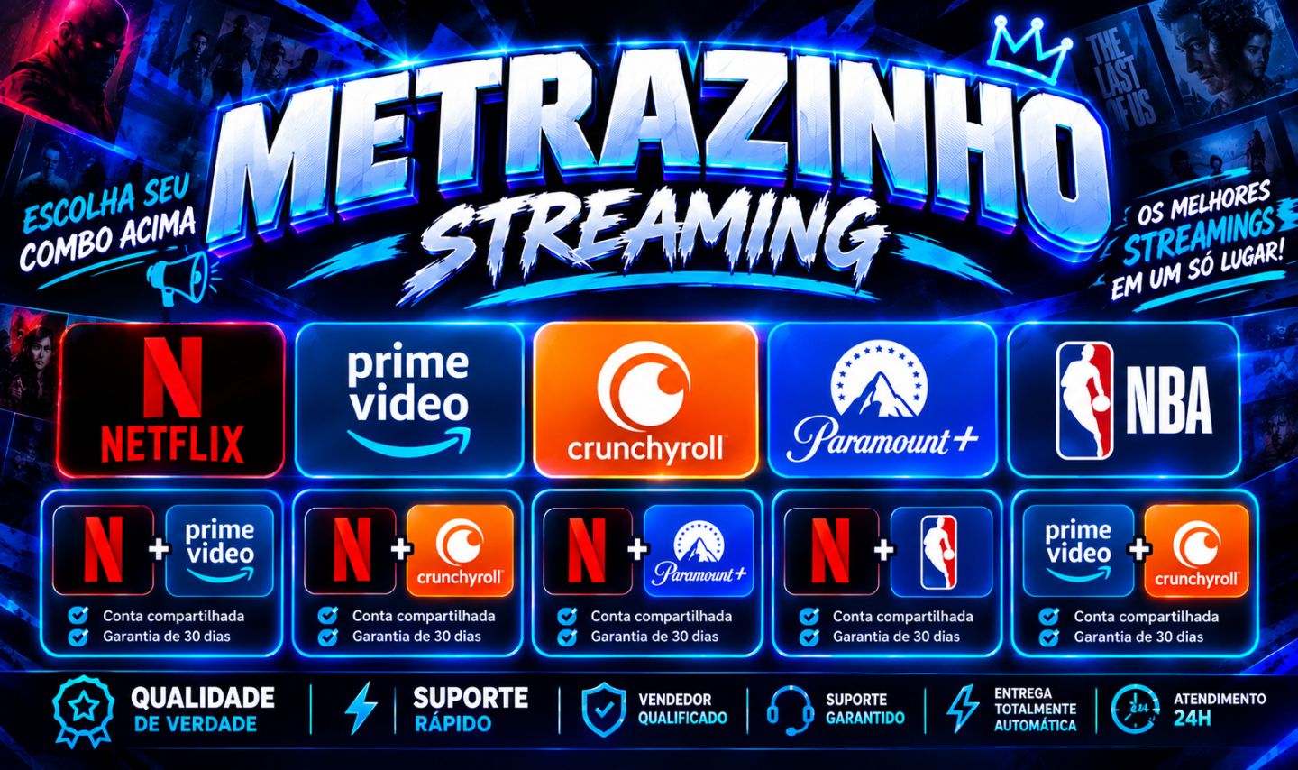 NETFLIX,YOUTUBE, SPOTIFY, PRIME VIDEO, PARAMOUNT SEM ENTREGA AUTOMATICA