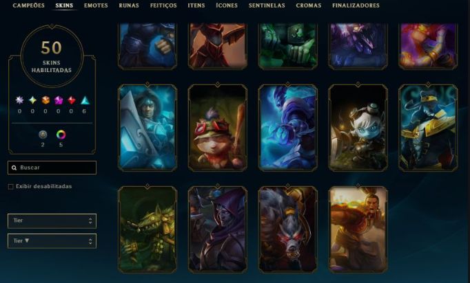CONTA PLATINA 4 / +30 PDL - 10 / 9 SKINS / SHACO, ANNIE, VLADIMIR / 8.8K EA