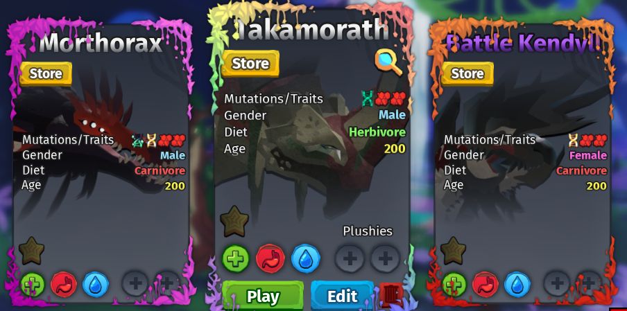Creatures of Sonaria: Slots PVP/Venerados