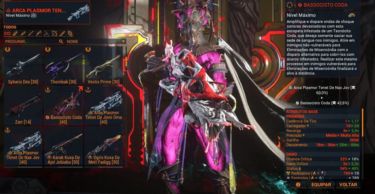 Conta Warframe Mr18 Tennocon