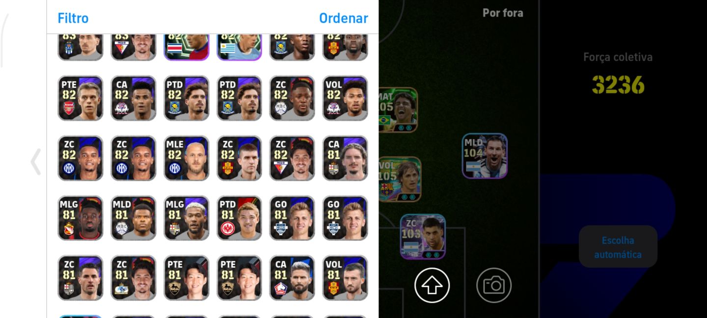CONTA EFOOTBALL 400 JOGADORES HAZARD 109 HAALAND 108 FULL META ESTRELADA