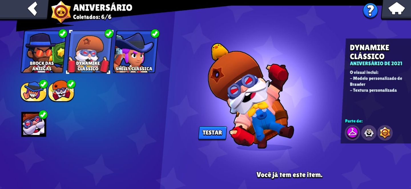 Conta de Brawl Stars | 91K de Troféus | Skins Exclusivas! | Criação: 2020 | Rara