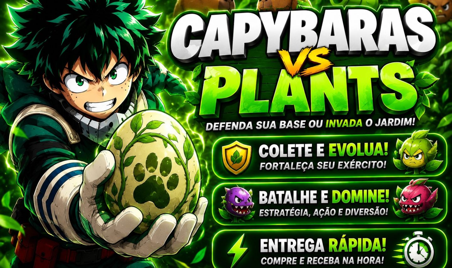 (MEGA PROMOÇÃO) CAPYBARAS VS PLANTS/CAPIVARAS VS PLANTAS