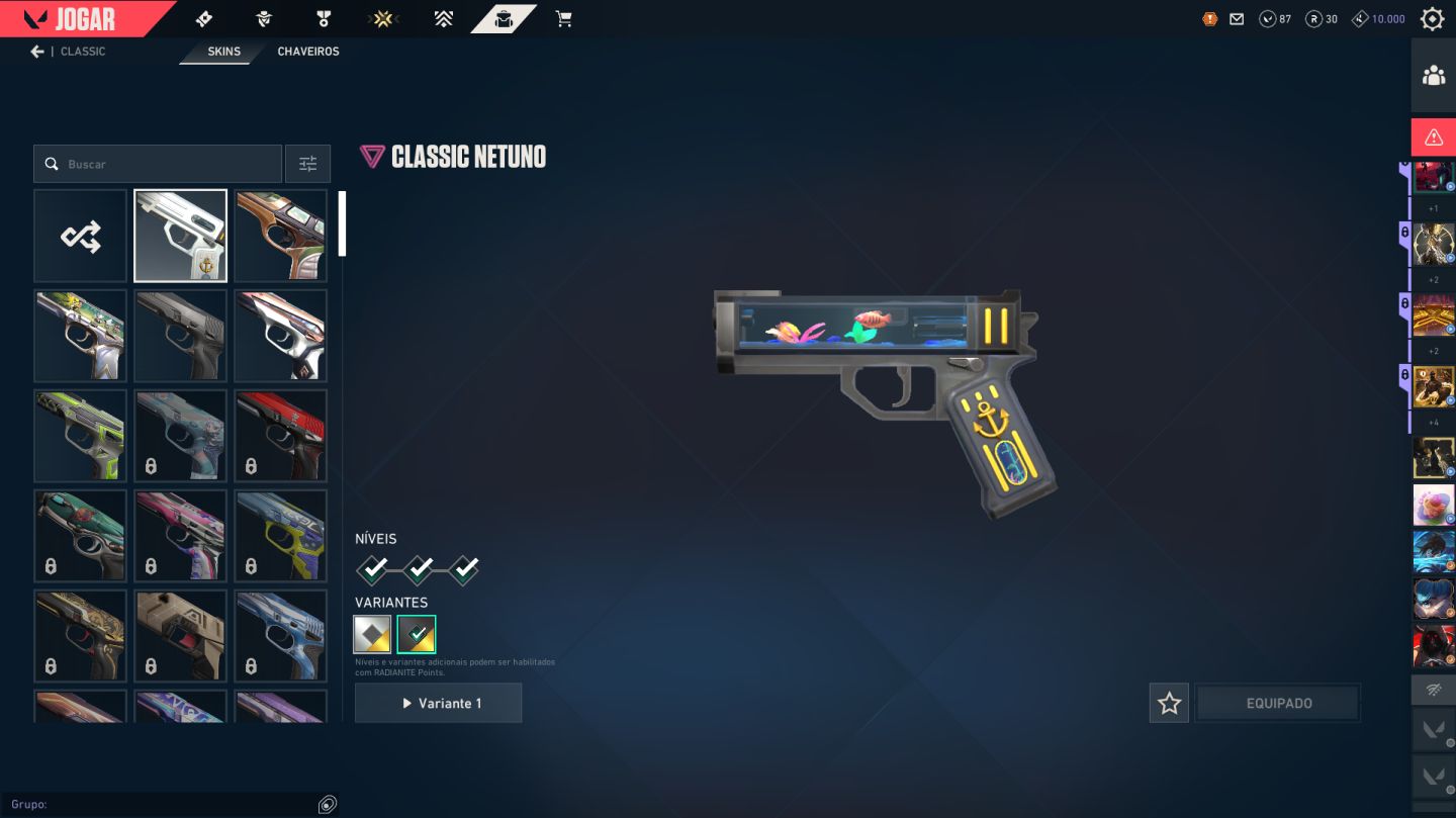 Conta Valorant Com Skins do VCT 2025, D3