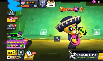 CONTA DE BRAWL STARS COM O PASSE COMPRADO