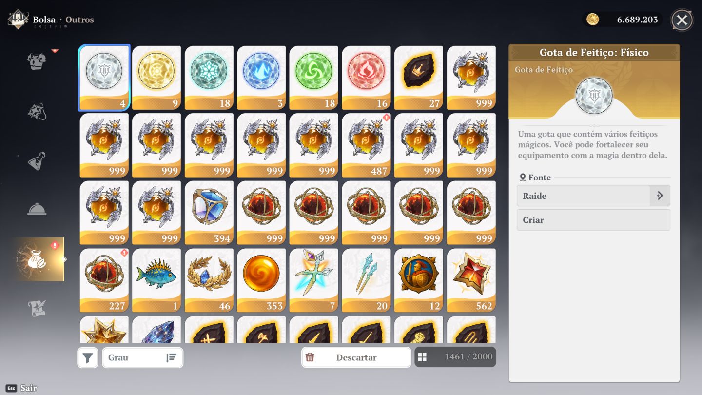 CONTA 7DS ORIGIN FULL ENDGAME, COM BAN P10 ENTRE OUTROS.