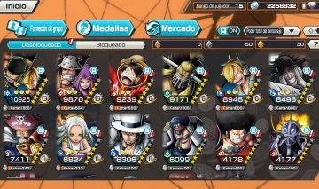 Conta iniciante/avançado com 5 ex Zoro e Sanji ex LV 100