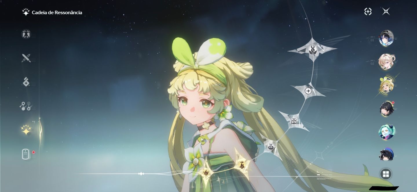 CONTA DE WUTHERING WAVES - Yangyang Xuangling S2R1, Chisa, Lynae, Rebeca