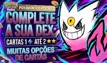 CARTAS POKÉMON TCG POCKET | Treinadores e Pokémon Comuns, EX F.A Rainbow Shiny
