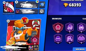 Conta de 68k troféus brawl stars