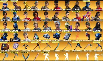 468 SKINS + TRAVIS SCOTT - CONTA FORTNITE INSANA!
