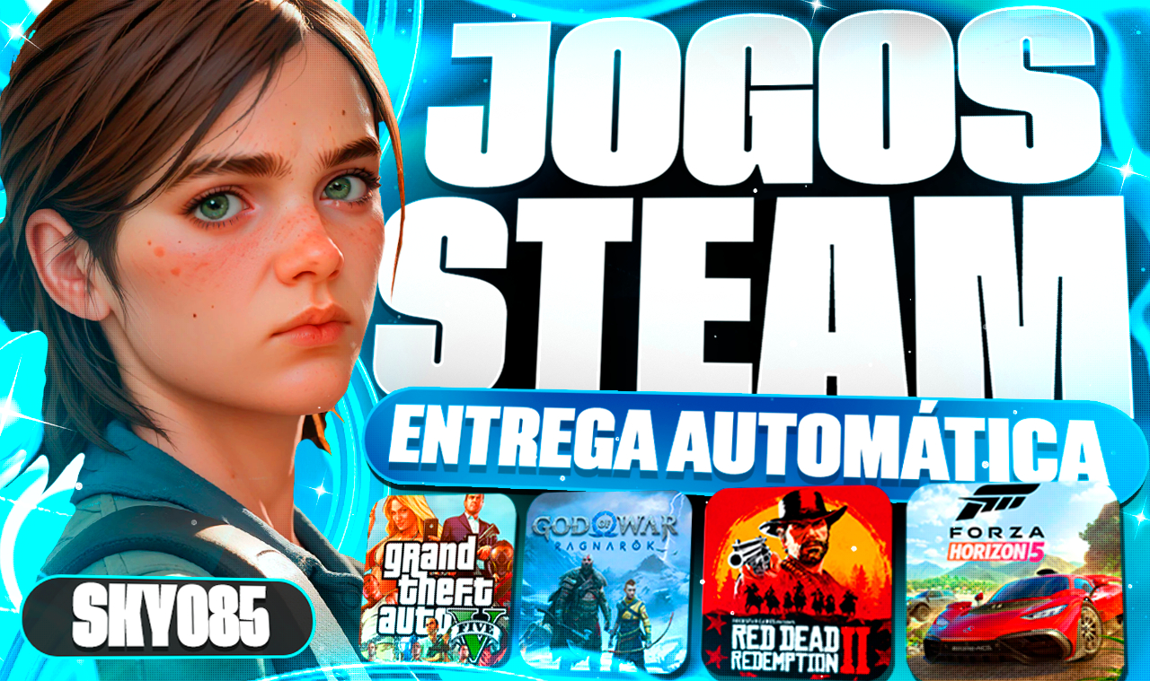 JOGOS STEAM ATUAIS CONTAS STEAM OFFLINE PC + JOGO DE BRINDE (ENTREGA AUTOMÁTICA)