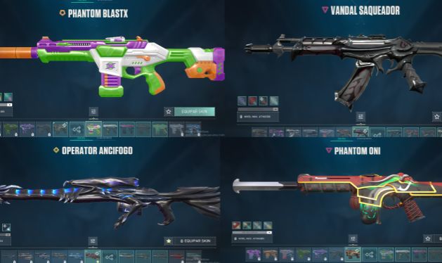 CONTA VALORANT 19K VPS - DRAGÃO, BRINQUEDO, LUGUBRE E +