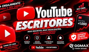 YouTube | Inscritos para Canal | Pacotes de 100 a 1.000