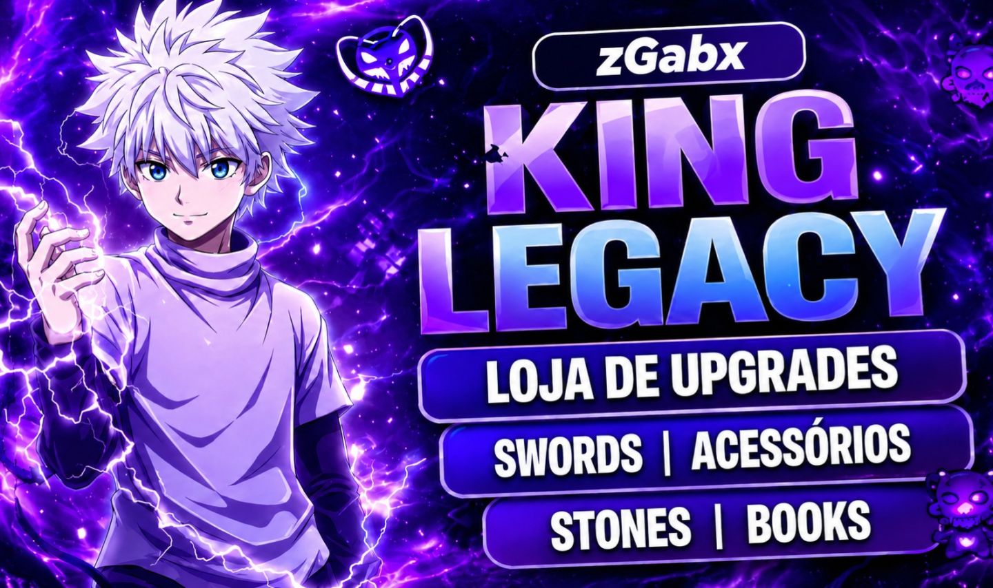 UPGRADES KING LEGACY SWORDS | ACESSÓRIOS | STONES | BOOKS MENOR PREÇO DO SITE